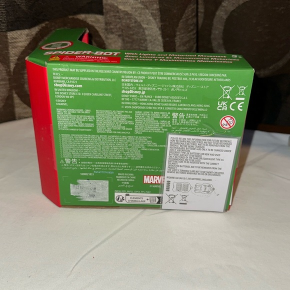 DISNEYPARKS MARVEL EXCLUSIVE- LIGHT UP HOLIDAY SPIDER BOT BRAND NEW IN BOX - Picture 5 of 5